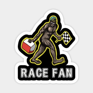 Bigfoot Race Fan Magnet