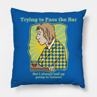 Law School Lawyer Bar Exam Humor Pillow