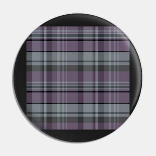 Grunge Aesthetic Iona 2 Hand Drawn Textured Plaid Pattern Pin