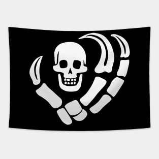 Claw Hand Jolly Roger Tapestry