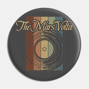 The Mars Volta Vynil Silhouette Pin