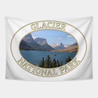 Saint Mary Lake at Glacier National Park in Montana Tapestry