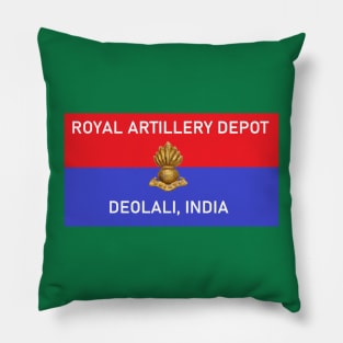 Royal Artillery Depot Deolali, India Pillow