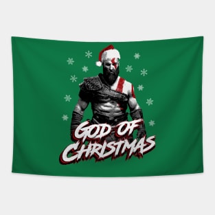 Kratos - God of Christmas Tapestry