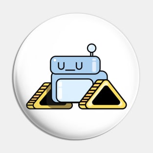 sad robot Pin