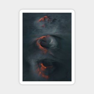 Icelandic volcanoes Magnet