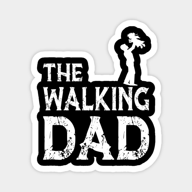 the walking dad Magnet by Darwish