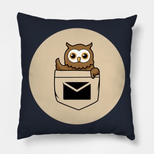 Minimalist pocket design with owal Pillow