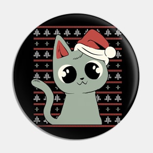 CHristmas Cat Pin