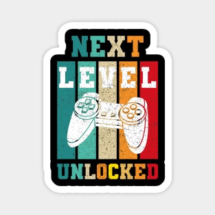next level unlocked for Gamer Pc Consoles Magnet