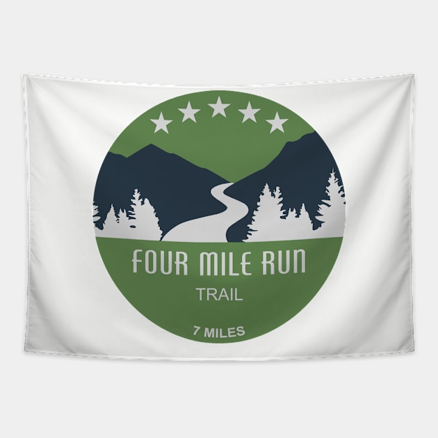 Four Mile Run Trail Tapestry by esskay1000