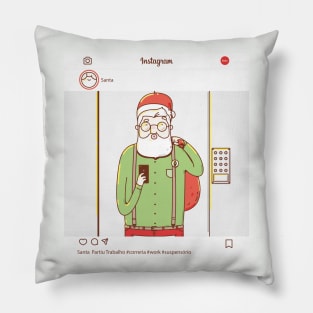 Santa Claus Selfie Pillow