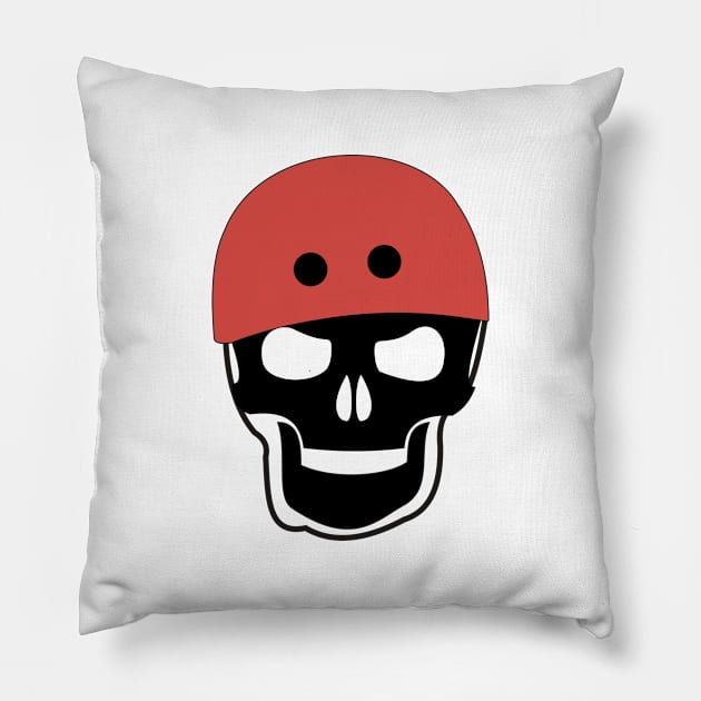 Scooter freestyle: SKULL Pillow by stuntscooter