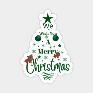 We Wish You A Merry Christmas Magnet