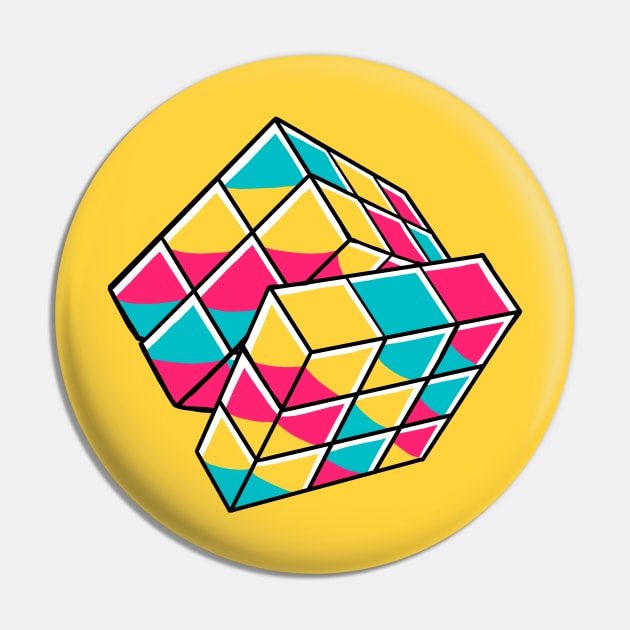 Puzzle Cube Pin by MEDZ