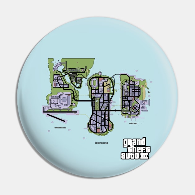 Grand Theft Auto 3 Map Pin by Pliax Lab