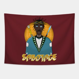 Sabotage AfroFuturism Tapestry