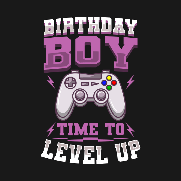 Birthday Boy Time To Level Up Gift by Delightful Designs