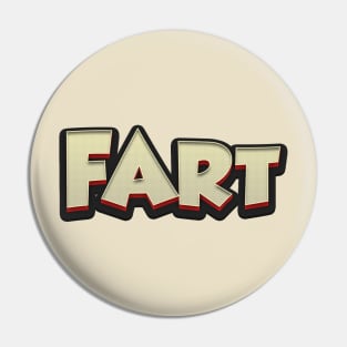 Fart (retro) Pin