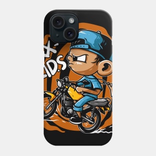 kids riding Phone Case