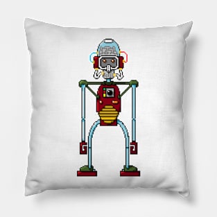 Pixel Robot 036 Pillow