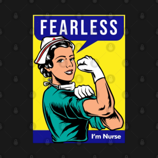 Disover Fearless nurse - Fearless Nurse Design - T-Shirt