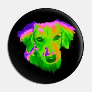 dog in pop art Pin