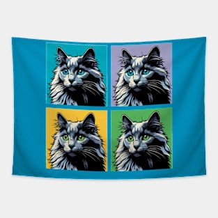 Russian Blue Pop Art - Cat Lovers Tapestry