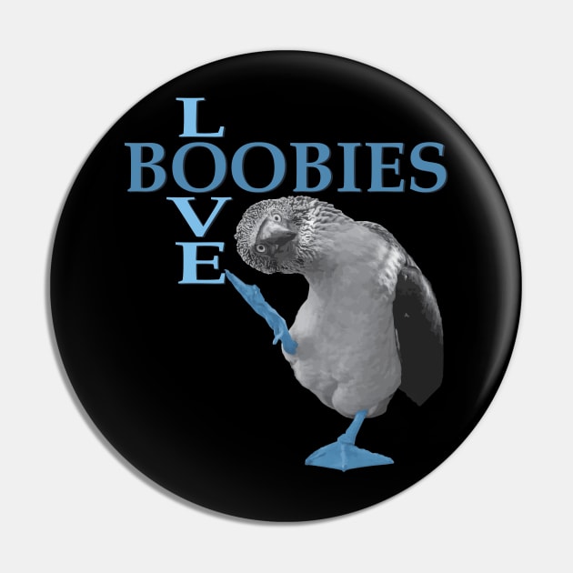 I Love Boobies BlueFooted Boobie Bird Funny | Poster