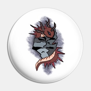 Corrupted Dragon Pin