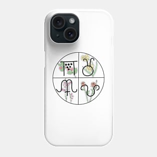 Wicca season symbols Phone Case