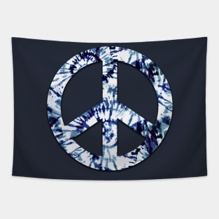 Spiral Tie Dye Peace Tapestry