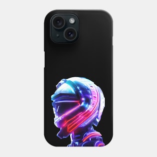 Futuristic helmet Phone Case