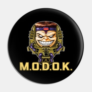 MODOK (Black Print) Pin