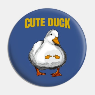 cute duck meme Pin