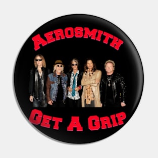 Aerosmith Get A grip Tshirt Red Pin