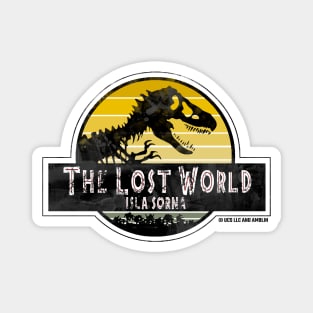 Isla Sorna - The Lost World Park Sunset Logo Magnet