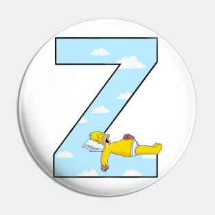 Simpsons letter Pin