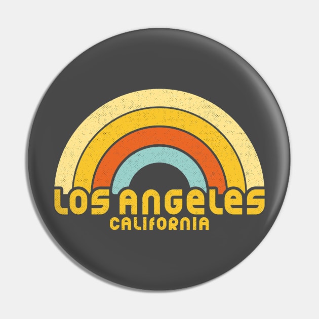 Retro Los Angeles California Pin by dk08