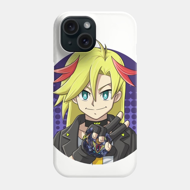 Zac the Sunrise from Beyblade Burst Phone Case by Kaw_Dev