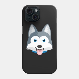 Happy Puppy Face Mask Phone Case