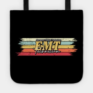 Retro EMT emergency services technician Tote