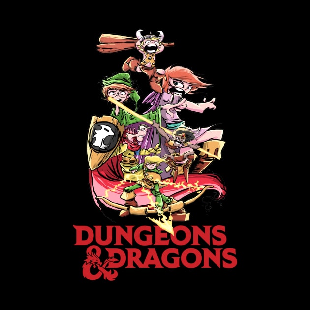 Dungeons & Dragons by Rickdraws