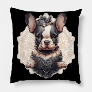 Madame Frenchie Pillow