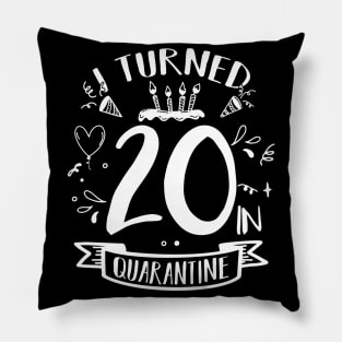 I Turned 20 In Quarantine Pillow