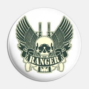 army ranger skull Pin