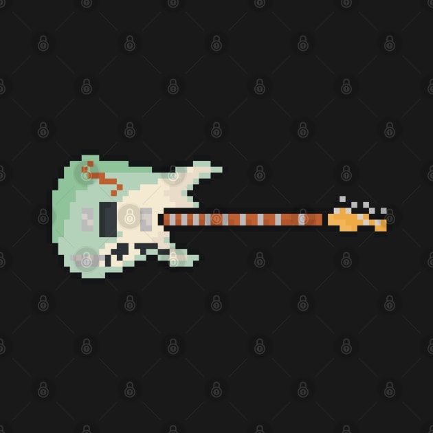 Pixel Pawn Shop 72 Guitar by gkillerb