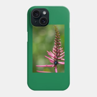 Bee Loving Coral Bean Bloom Phone Case