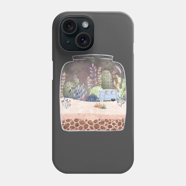 Terrarium Desert Phone Case by Dogwoodfinch