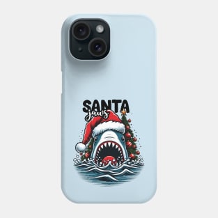 Santa Jaws- Christmas Shark Phone Case